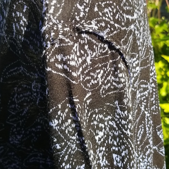 FREE PEOPLE Hi-Lo L/S V-Neck Top sz XS - Picture 4 of 7